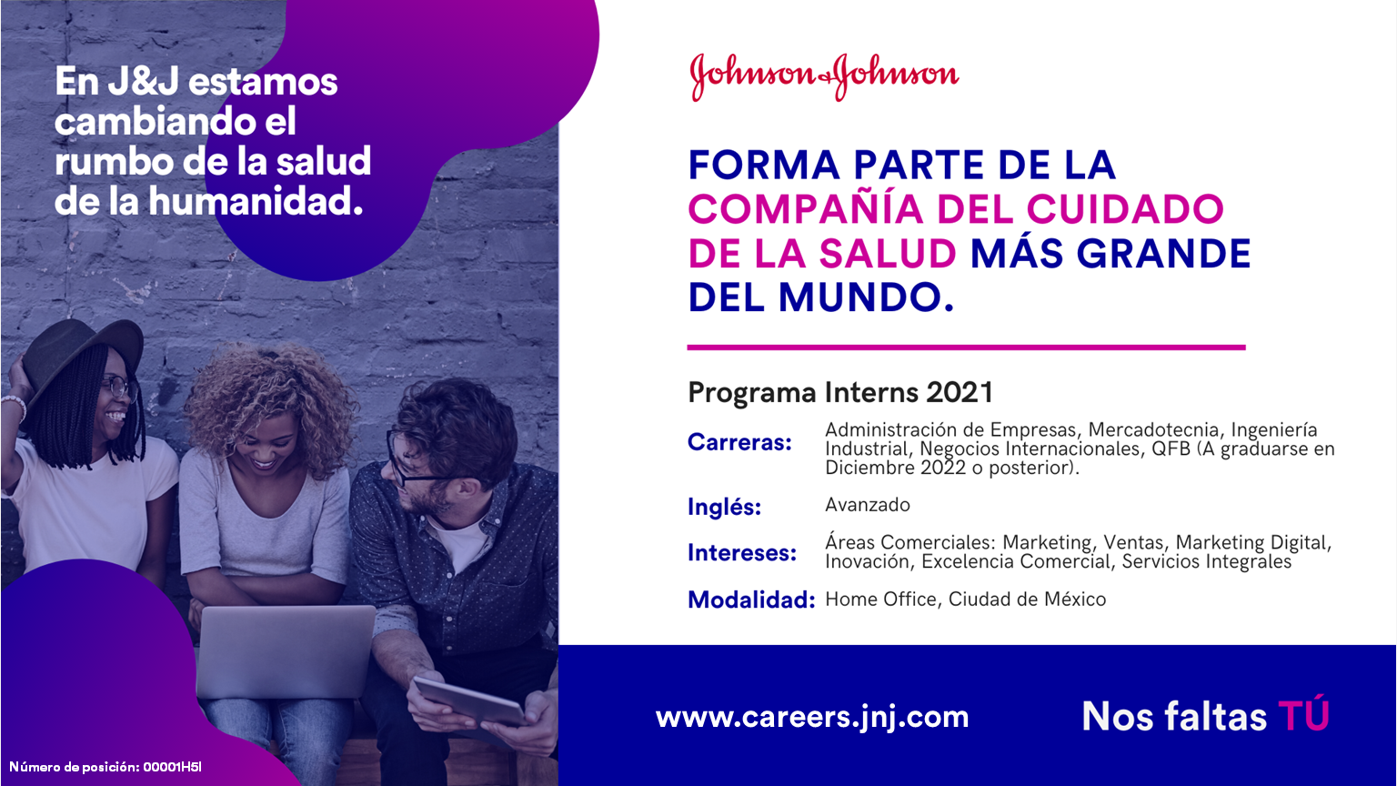 Programa interns Johnson & Johnson Facultad de Ingeniería